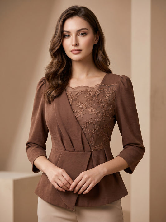 Peplum top